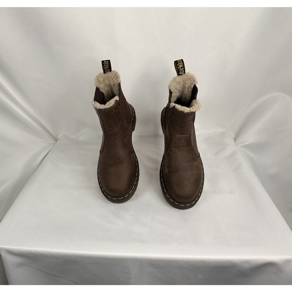 Dr. Martens 2976 WOMEN'S FAUX FUR LINED CHELSEA BOOTS Sz 8 WBouncingSole #4BN#2